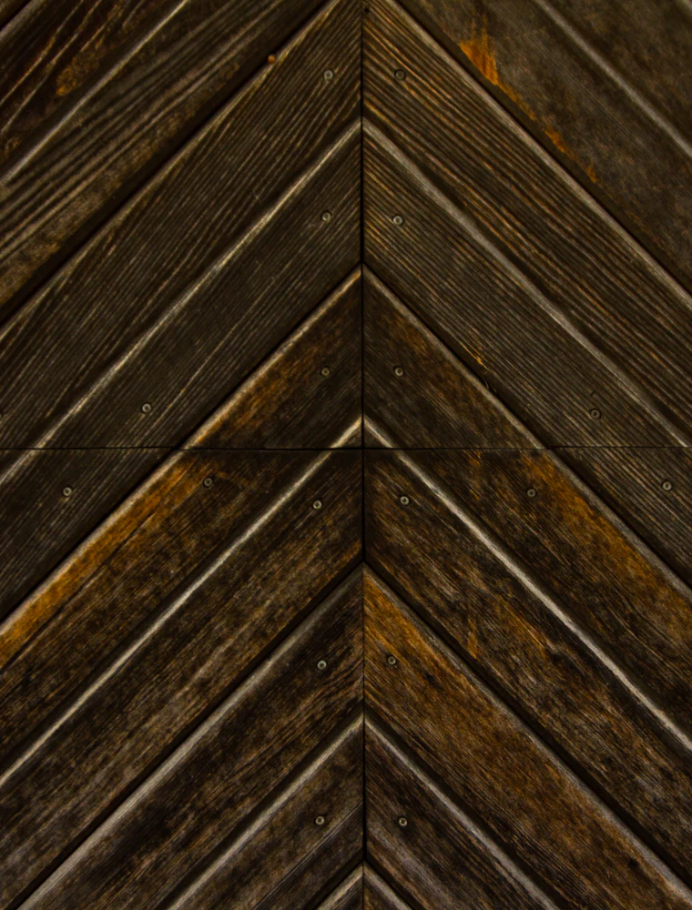 Herringbone floor detail