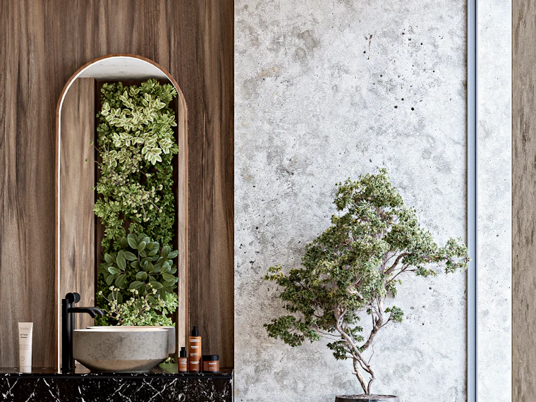 Luxury vinyl plank flooring